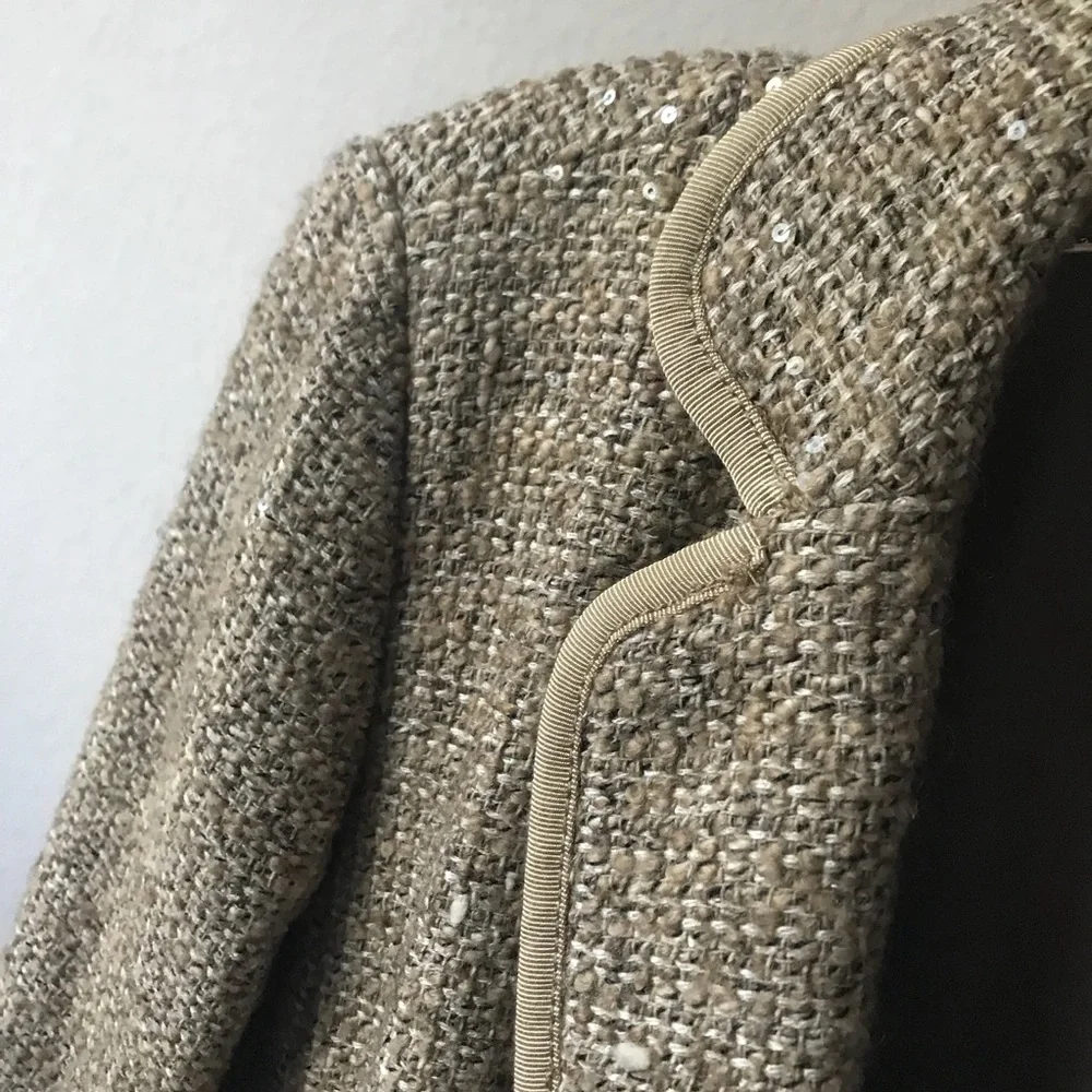 NWOT J. Crew Collection Sequin tweed blazer